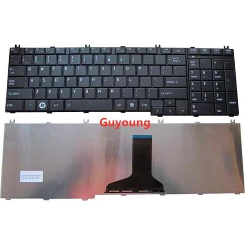 Laptop US English Keyboard for toshiba Satellite C650 C655 C660 C670 L675 L750 L755 L670 L650 L655 L670 L770 L775 L775D