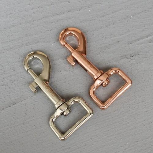 LOGO 10 Pcs 30mm Metal Bag Buckle Key Ring Lobster Clasps Swivel Trigger Clips Snap Buckles Hooks for Bags DIY Connection