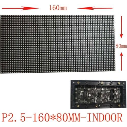 P2.5 small module matrix led display adversting