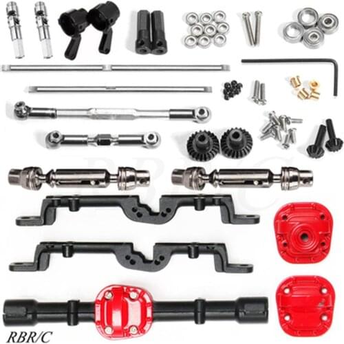 RBR/C MN D90 Metal Upgrade Fittings Parts Steel Tooth Bridge Assembly Off-Road Climbing Four-Wheel Drive RC Remote Control Car