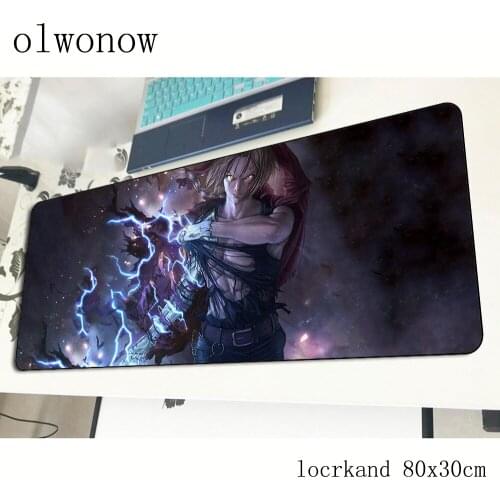 Fullmetal Alchemist mousepad gamer Colourful 800x300x3mm gaming mouse pad xl notebook pc accessories padmouse ergonomic mat