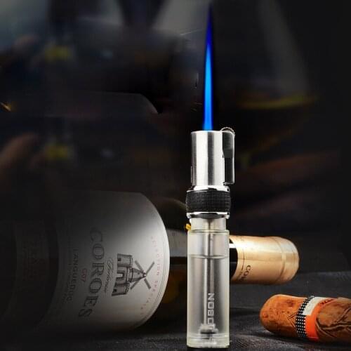 Mini Gas Unusual Lighters Jet Flint Cigarette Lighter Butane Flame Gadgets for Men Cigar Smoking Accessories Gadgets For Men