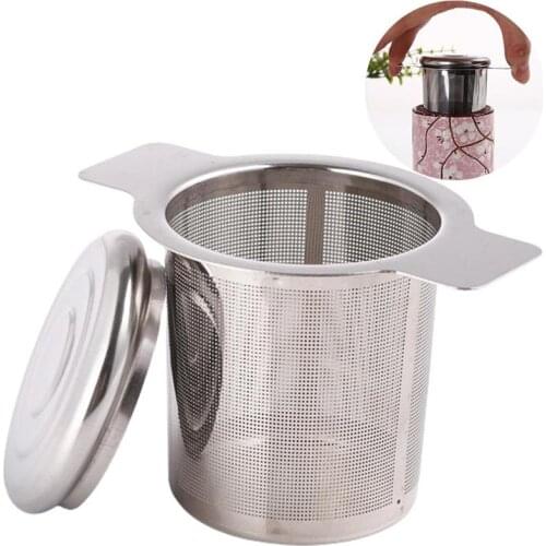 Reusable Stainless Steel Mesh Tea Infuser Tea Strainer Teapot Tea Leaf Spice Filter Drinkware Kitchen Tools Tea Accessories