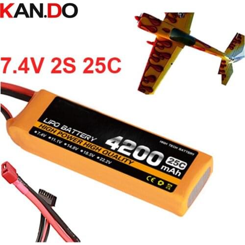 2s 25c 7.4v 4200mah airplane model battery 25C aeromodeling battery model aircraft lithium polymer battery airplane battery