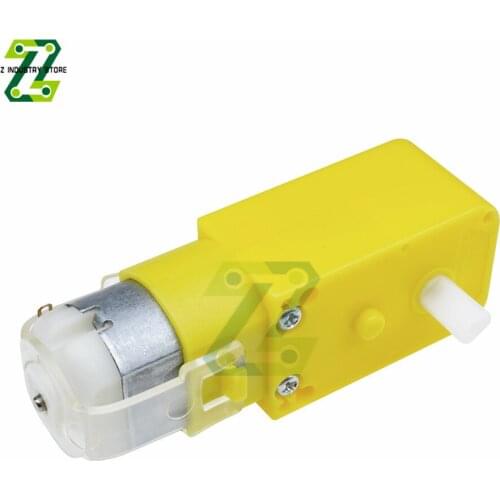 Double Shaft DC Gear Motor DC 3V-12V Dual Shaft 125 RPM DC Motor Electric Motor For Arduino Robot Smart Car Toys DIY Model