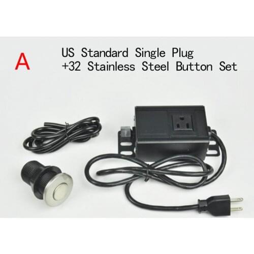 Garbage disposal air switch kit insinkerator single outlet air switch insinkerator air pressure switch built-out adapter switch