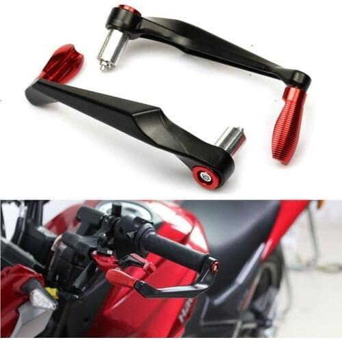 For yamaha fz6n suzuki dr 650 Ducati monster s4r Kawasai klr 650 Motorcycle handguards Handlebar Grips Guard Brake Clutch