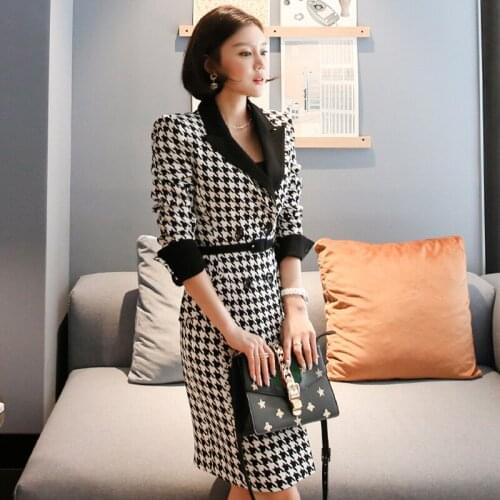 Fashion women comfortable high quality Double-breasted warm coat new arrival elegant outerwear work style trend long coat Jacket