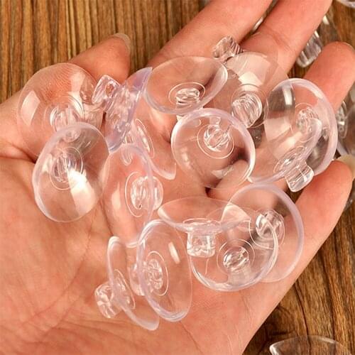 10PCS Suctions Suckers Aquarium Fish Tank Glass Anti-Collision Hanger Pads