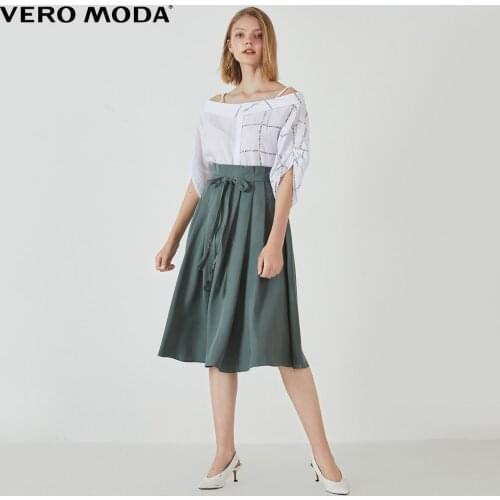 Vero Moda Womens OL Pleated Lace-up Skirt | 319316529