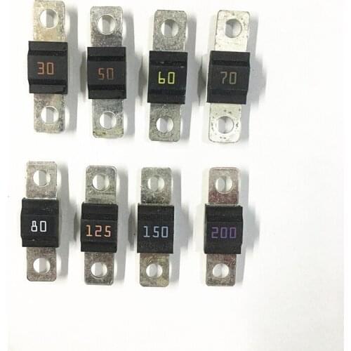 1pcs Bolt type fuse 498 series fuse 30A 50A 60A 70A 80A 125A 150A