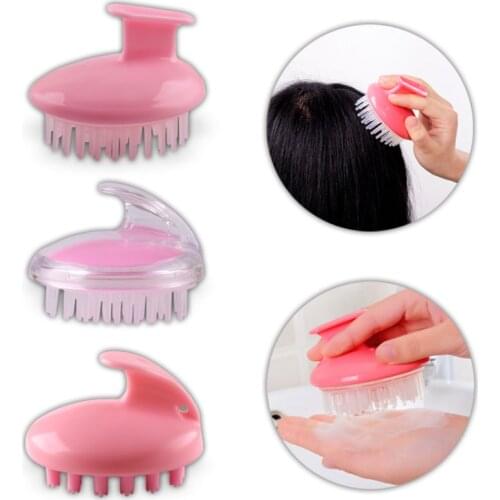 1 Pc Silicone Head Body Scalp Massage Brush Comb Shampoo Hair Washing Comb Shower Brush Bath Spa Slimming Massage Brush