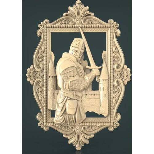 STL 3d model for cnc router carving and engraving artcam aspire bas relief