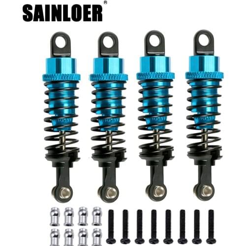 4PCS Aluminum Shock Absorber Assembled Replacement,for 1/18 WLtoys A959 RC Car A969 A979 K929 A949-55 Upgrade Parts