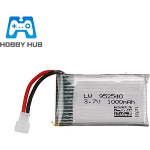 3.7V 1000mAh 25c Lipo Battery for Syma X5 X5C X5SC X5SW TK M68 MJX X705C SG600 RC Drone Spare Part 952540 3.7v Battery