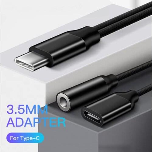 3.5mm Headphone Jack Type-C USB C Audio Adapter Earphone To Type C Charge Listen for Huawei Mate 10 Pro For Xiaomi