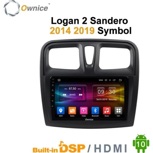 Ownice K3 Multimedia 1din Android 10.0 Car Radio GPS Navigation Car Video Player for Renault Logan 2 Sandero 2014 2019 Symbol