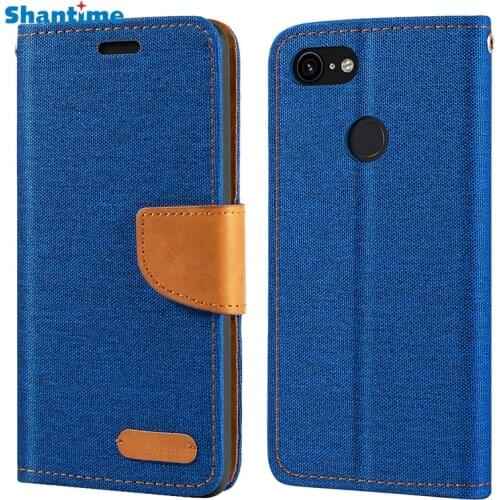 Oxford Leather Wallet Case For Google Pixel 3 XL With Soft TPU Back Cover Magnet Flip Case For Google Pixel XL 3