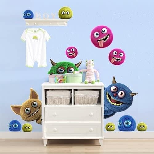 R00024 sticker mural kids Wall Art measures 120x40 cm Wall decoration, Wall stickers, wallpaper