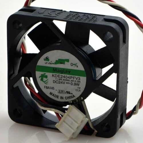 For SUNON KDE2404PFV3 24V0.9W 4010 4CM 3lines Alarm Mute Inverter Fan