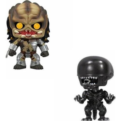POP PREDATOR & ALIEN 30# Collection PVC Action Figure toys for children birthday Gift