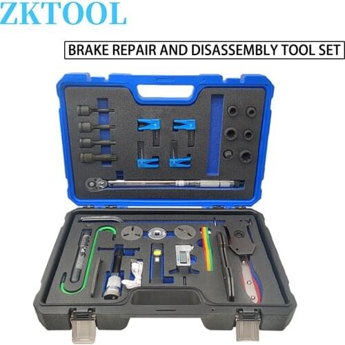 Brake Repair Tool Brake Oil Detection Tool Torque Wrench Disc Brake Tool Brake Caliper Removal Tool Brake Disc Thickness Tool