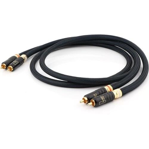 Pair Furukawa PCOCC audio hifi cable AMP CD player Interconnect RCA cable RCA to RCA signal line hifi audio video RCA wire