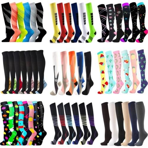 Compression Socks Men Women For Medical Edema Diabetes Varicose Veins Soccer Football Stockings Sport Socks Best Graduated Nurse