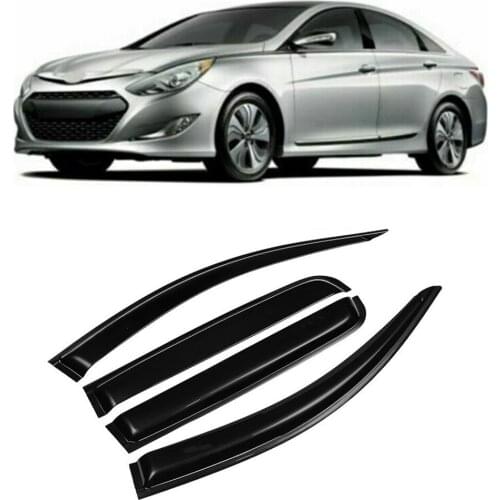 For Hyundai Sonata 2011 2012 2013 2014 Car Window Visor Rain Sun Smoke Guard Deflector Cover Trim Shade Awning Shelter Raincoat