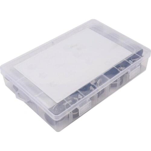 Oil-proof Stainless Steel R-Shaped Cable Clamps Kit In 6 Sizes for Automotive