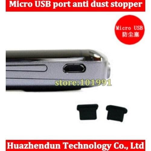 Brand New 2000pcs/lot mobile phone MP3 MP4 PC Micro USB connector plug stopper blacK