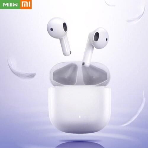 New YouPin MiiiW Marshmallow Bluetooth Compatible Earphones White Ultra-small Body Comfortable In-ear13mm Large Dynamic Coil