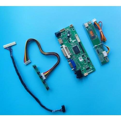 For LP154W02-B1K7/K1B2/TL02/TL06/TL07/TL08 1680×1050 Controller board panel 1 Lamps 15.4" LCD DVI 30pin LVDS Monitor Kit VGA