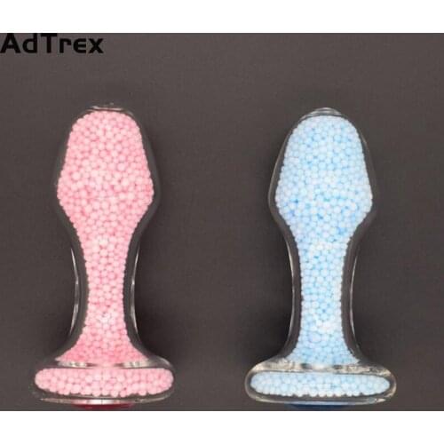 Hollow Glass Butt Plug Anal Sex Toys for Women Men Prostata Massage Adult Erotic Products Shop