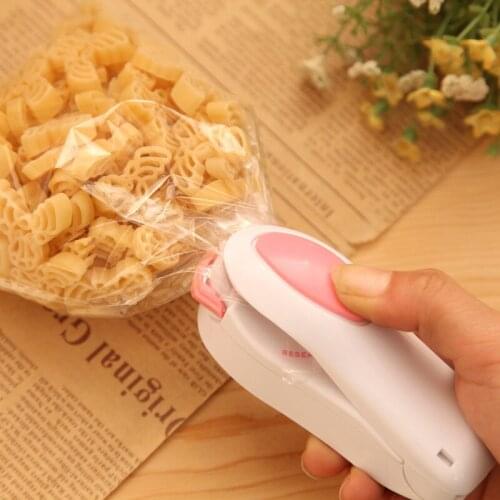 Portable Plastic Heat Sealing Machine Snack Food Bag Sealing Mini Gadget Kitchen Storage Bag Preservation Bag Accessories