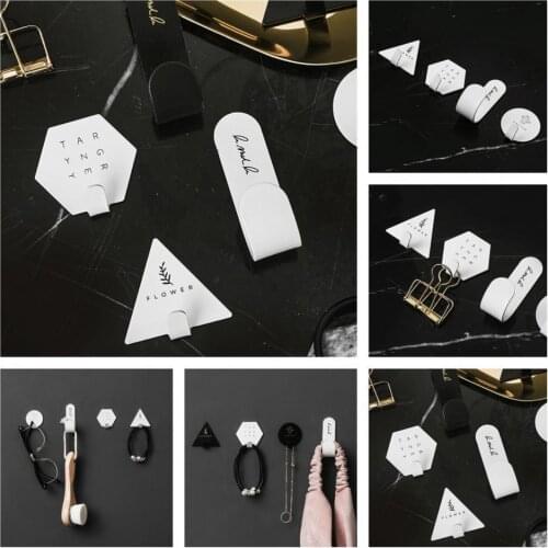 Professional Creative Iron Hanger Clothing Key Jewelry Hooks for Household