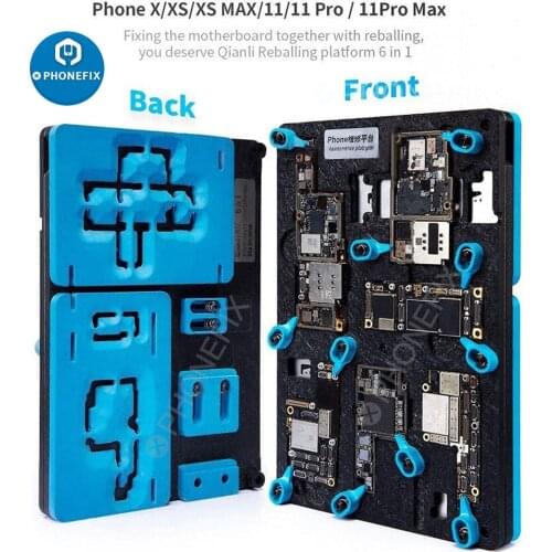 Qianli ToolPlus 6 In 1 Board Cclamp Fixture pcb Holder Multi-Purpose Fixture for iphone X XSMAX 11 11PRO MAX Motherboard Repair