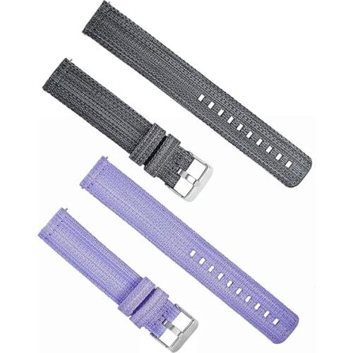 18MM Nylon Strap for Fossil Gen 4 Q Venture HR / Gen 3 Q Venture Smartwatch Wrist Band