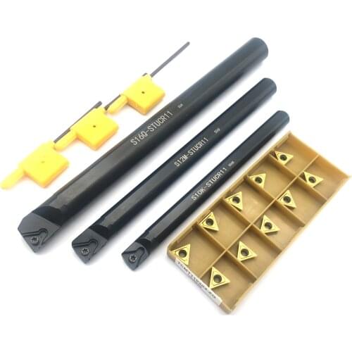 S10K-STUCR11 S12M-STUCR11 S16Q-STUCR11 spiral Internal turning tool holder boring bar TCMT110204 ZG UE6020 carbide tools