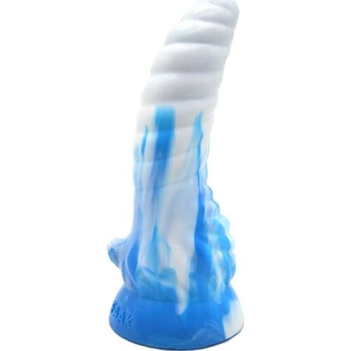 Silicone Anal Plug Realistic Animal Horn Dildo Spiral UP Mixup Butt Dildos Stimulate G-spot Sexy Toys For Men Climax Sexoshop