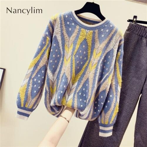 Loose Sweater for Women Autumn Winter Clothes Women Long Sleeve Pullover Fashion Sweater Coat Girl Student Pull Jumper Tracksuit