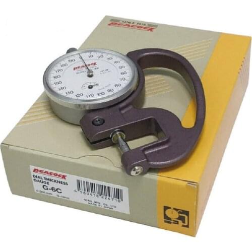 JAPAN PEACOCK DIAL thickness gauge 0.001mm Dial Thickness Tester G-6C PEACOCK Thickness Table
