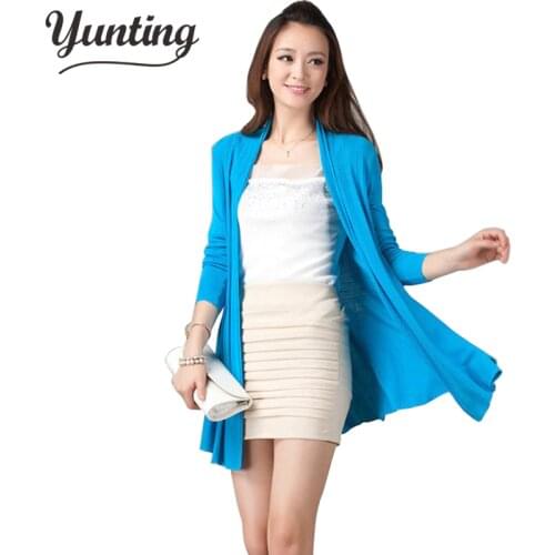 2020 Women Long Knitted Cardigans Coat Female New Women Cardigan Knitwear Oversize Autumn Cardigan Sweater Poncho Long Cardigan