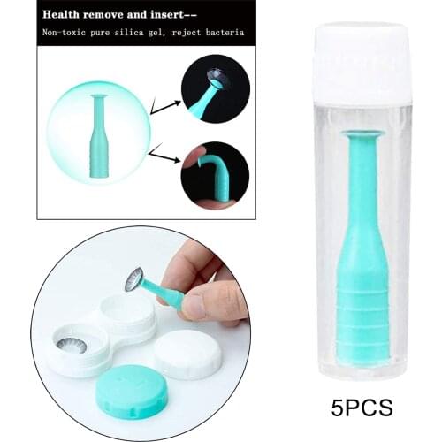 Hard Contact Lens Remover Suction Stick Extractor for Soft Hard Lenses Contact Plunger Rgp Plunger Contact Lens Remover