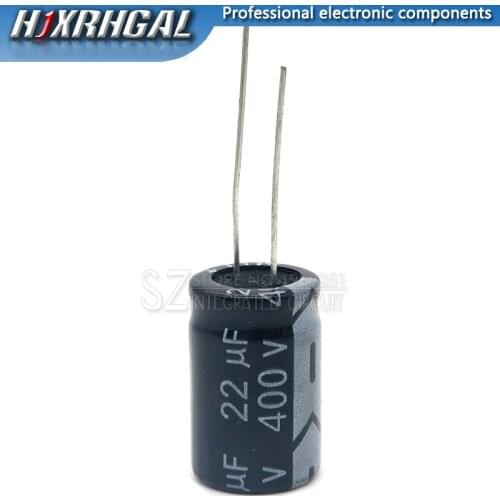 1PCS 400V22UF 13*20mm 22UF 400V 13*20 Electrolytic capacitor