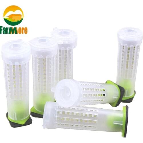 10pcs Beekeeping Rearing Queen Cage the New Beekeeping Equipment Insects Tools Wholesale Bee Feeder