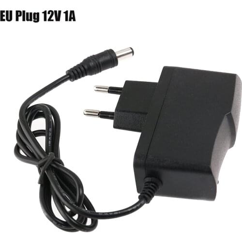DC 12V 1A Switch Switching Power Supply Converter Adapter EU US Plug Converter adapter for CCTV camera