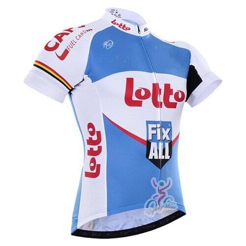 2016 LOTTO SOUDAL FIX ALL Team Mens Only Cycling Jersey Short Sleeve Bicycle Clothing Riding Bike Ropa Ciclismo