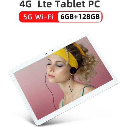 2021 Hot Sell 10.1Inch 10 Core 6G+128GB Android 8.0 WiFi Tablet PC Dual SIM Dual Camera Bluetooth 4G Phone 5G WiFi Call Tablet