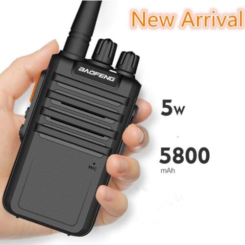 2021 New Arrival baofeng BF-M4 Two Way radio hotselling UHF 5800mAh high capacity battery USB rapid charger PMR Walkie talkie